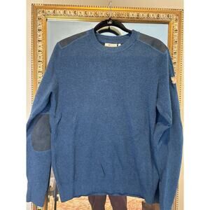 Fjall Raven Men’s Cotton Sweater , Elbow Patches, L